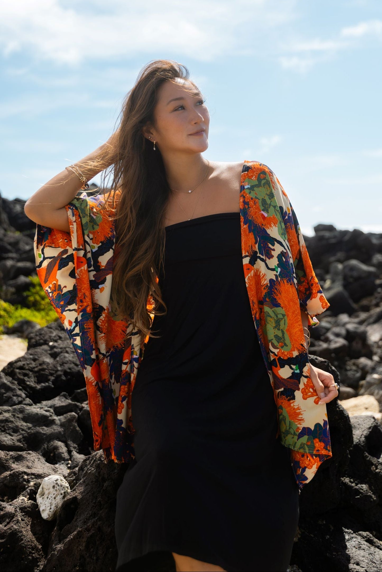 Kaniakapūpū Alani Draping Cover-up