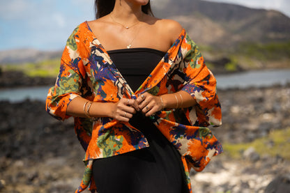 Kaniakapūpū Alani Draping Cover-up
