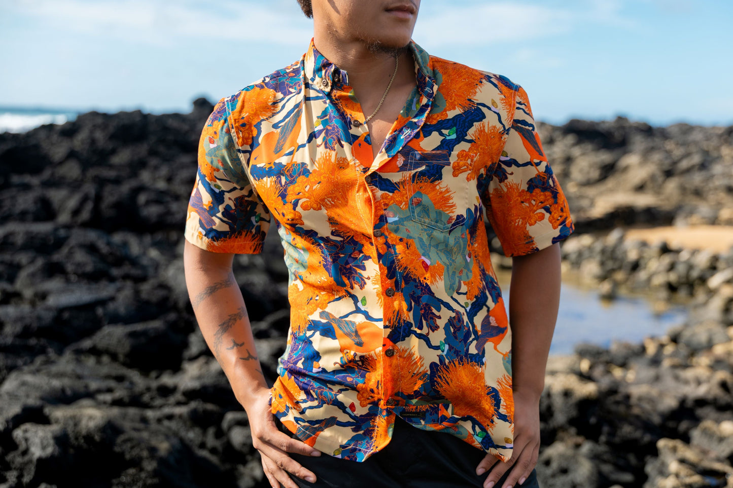 Kaniakapūpū Alani Aloha Shirt (Iron Free)