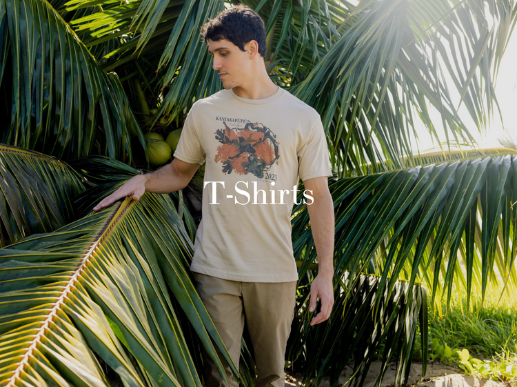 Hawaiian Print T-Shirt by David Shepard