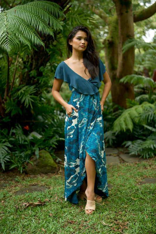 Hidden He‘e Flutter Top Dress