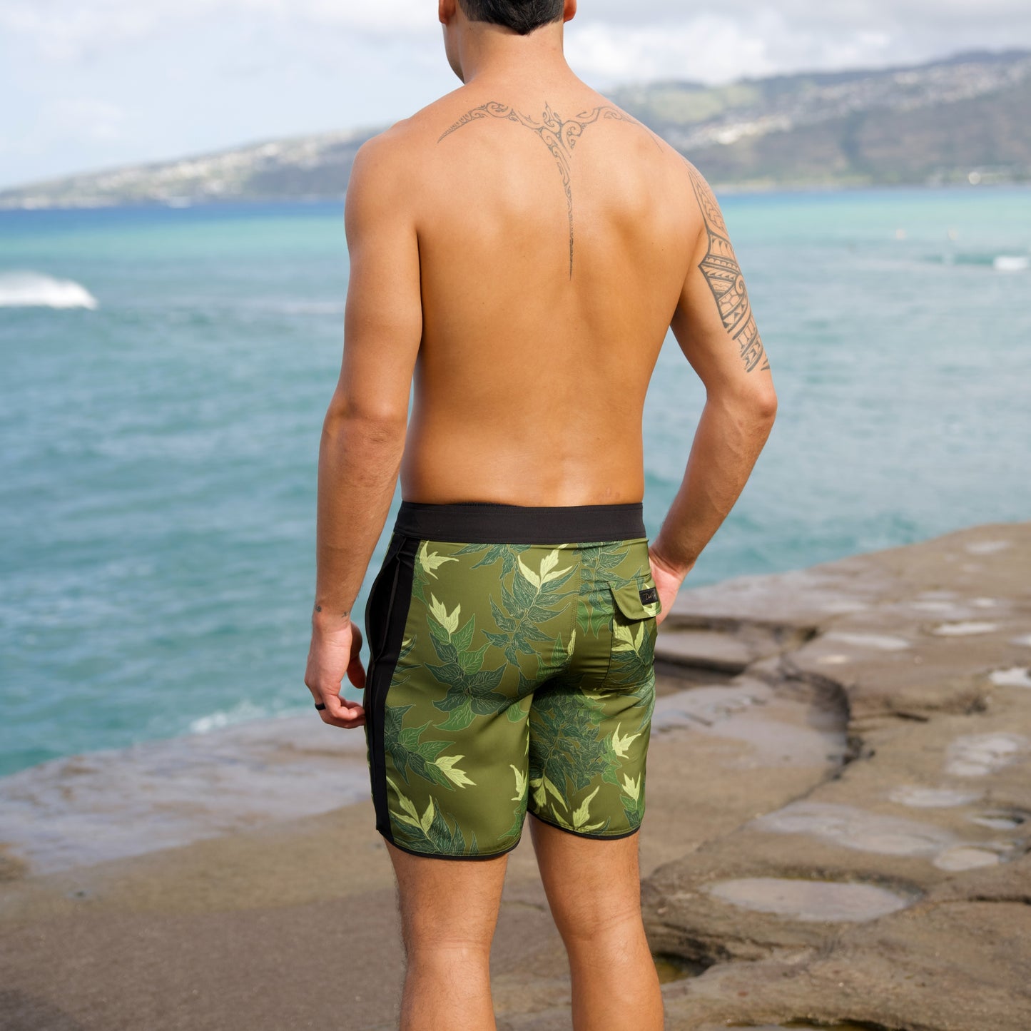 ‘Iwa‘Iwa Fern Green Boardshorts