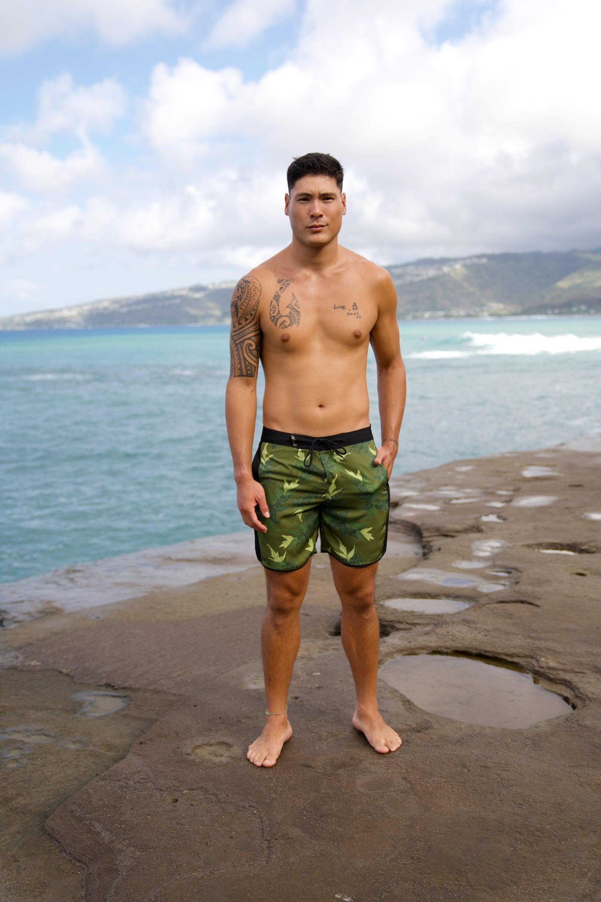Hawaiian Print Designer Men's Shorts – David Shepard – David