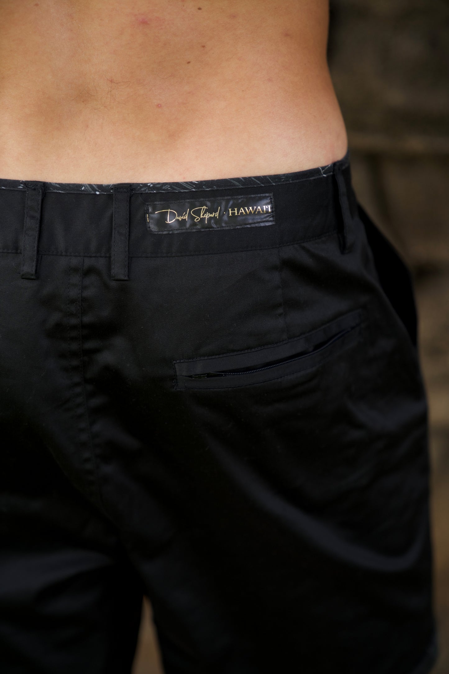 Kaniakapūpū Dark Forest Black Reversible Shorts
