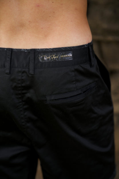 Kaniakapūpū Dark Forest Black Reversible Shorts