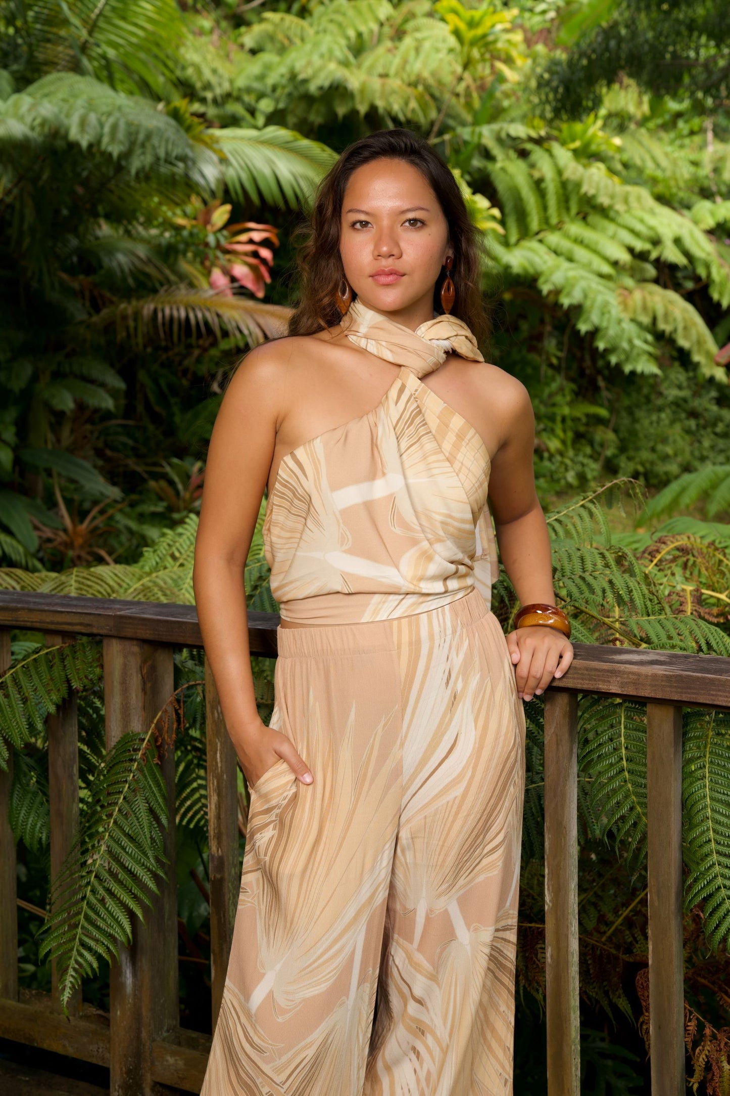 Loulu Beige Pareo / Sarong