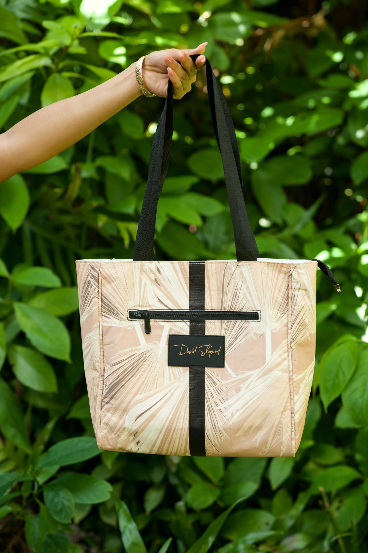 Loulu Beige Beach Bag