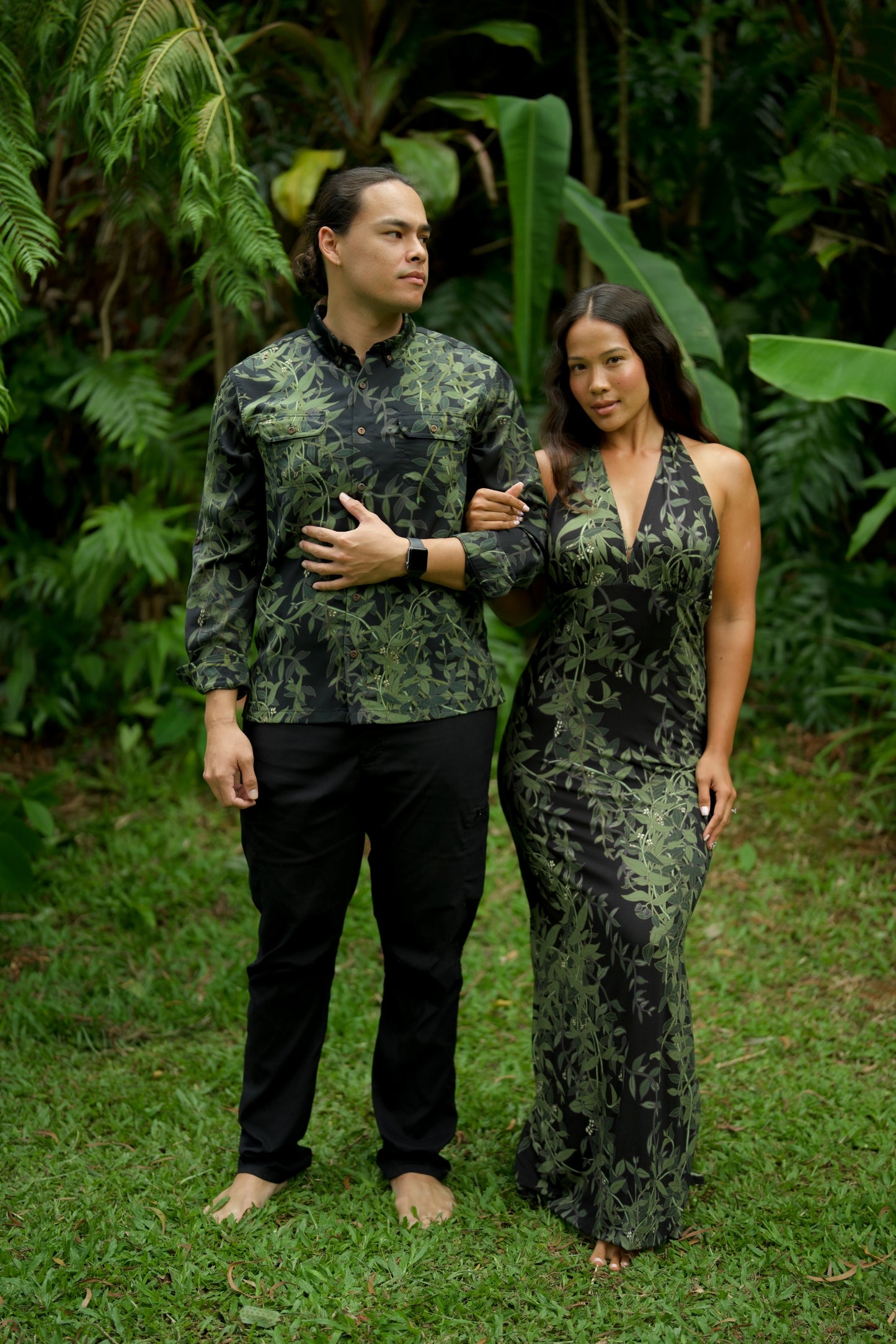 Maile Black Bodycon Dress