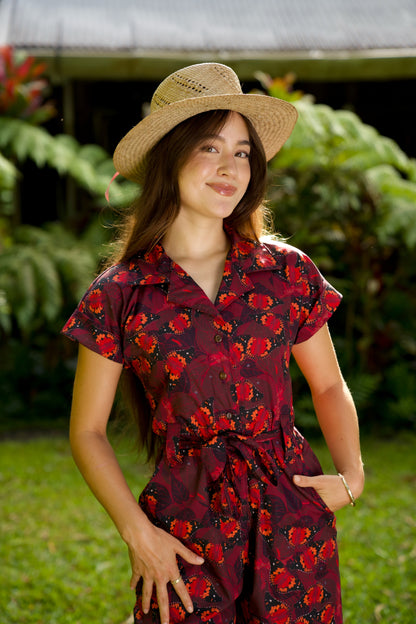 Māmaki & Butterflies Aloha Jumpsuit