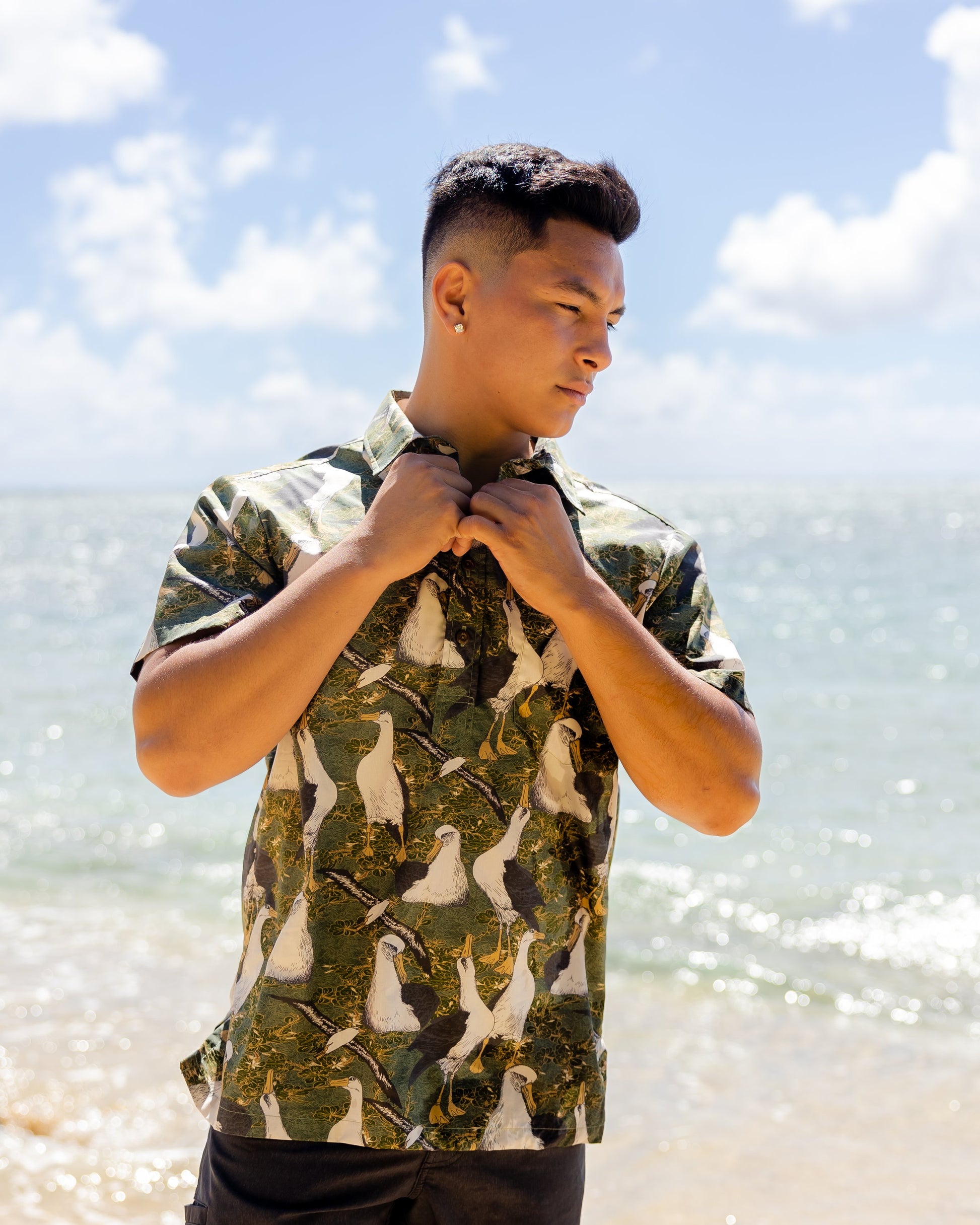 Men's designer Aloha shirts made in Hawaii