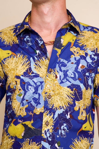 Kaniakapūpū Lehua Polu Tailored Aloha Shirt