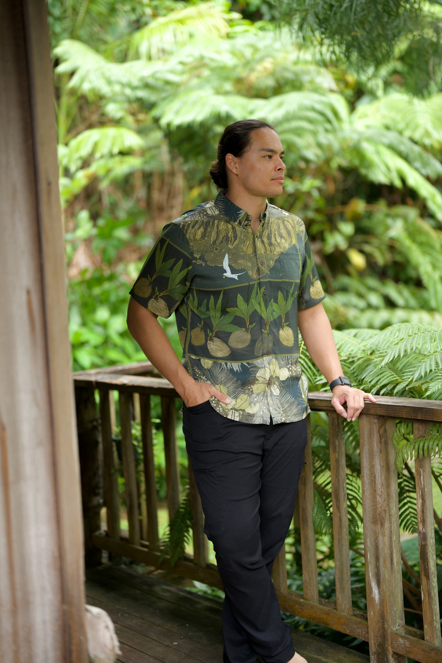 Niu O Honolulu Aloha Shirt (Iron Free)