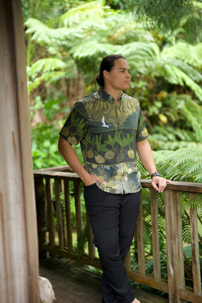 Niu O Honolulu Aloha Shirt (Iron Free)