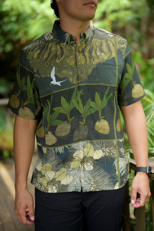 Niu O Honolulu Aloha Shirt (Iron Free)