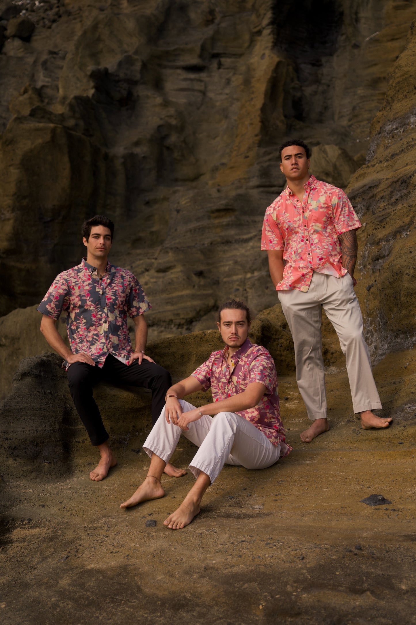 ‘Ōhelo Berry Purple Aloha Shirt
