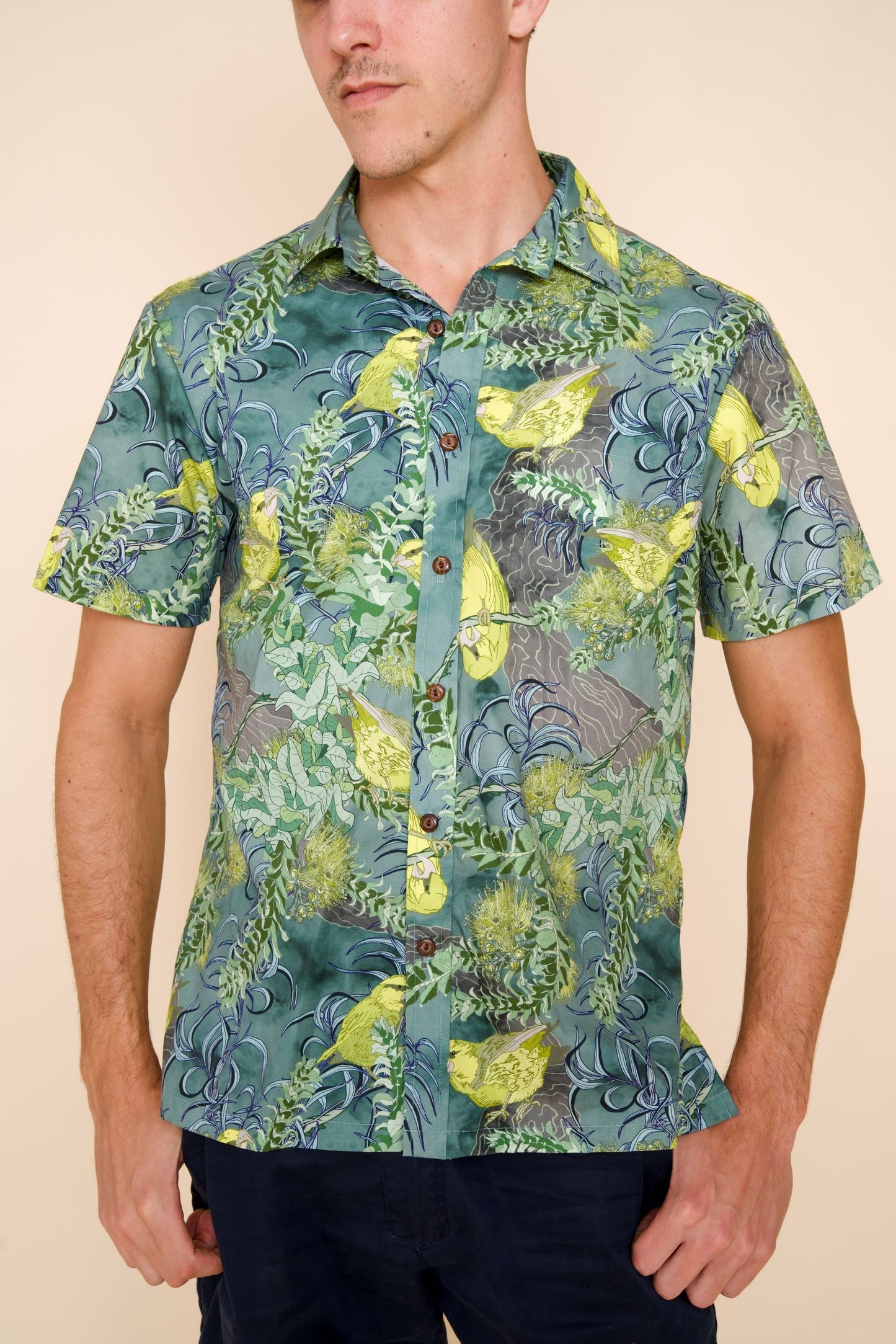 Foraging Kiwikiu Aloha Shirt