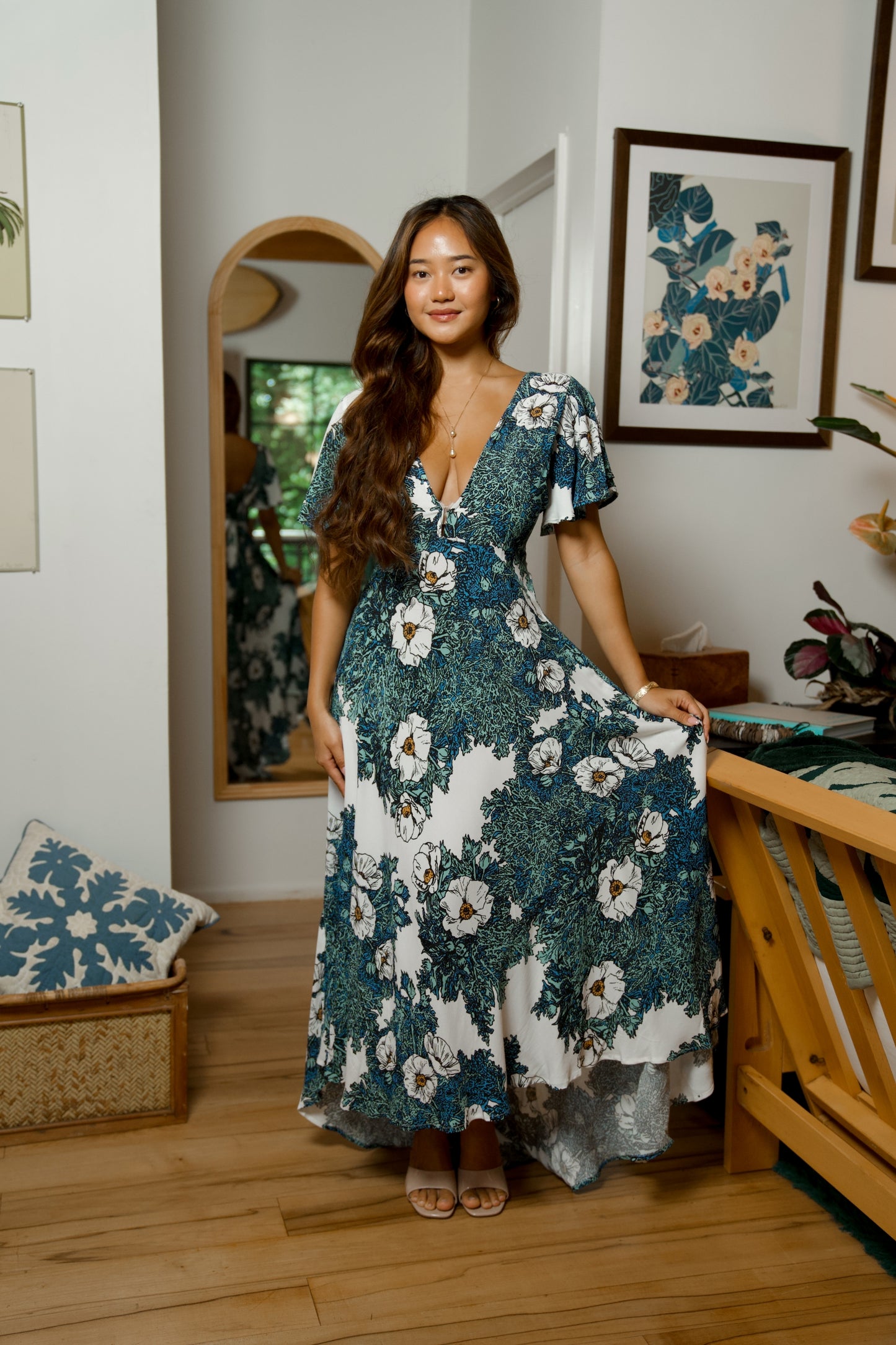 Puakala Blue Hourglass Dress