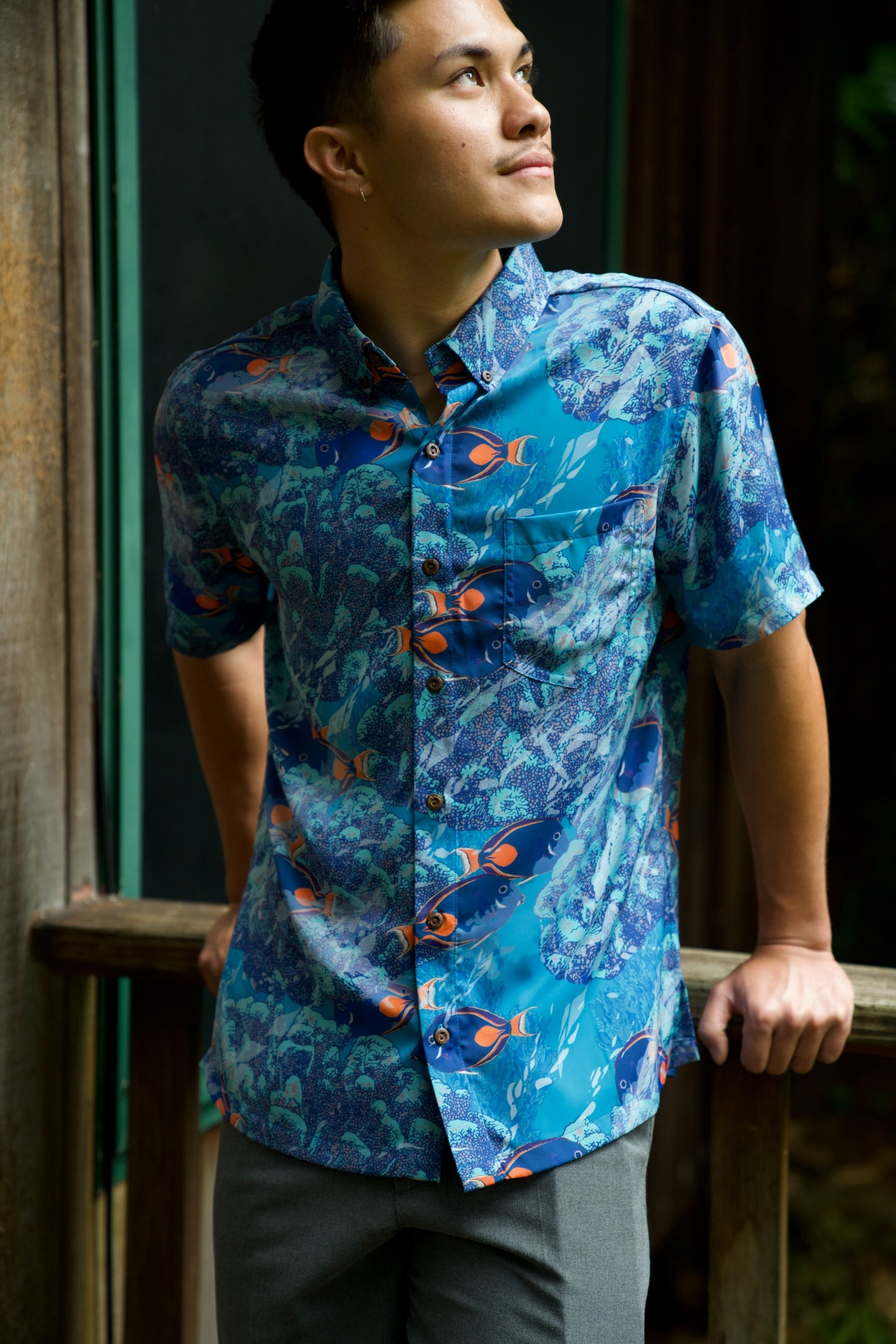 Pāku‘iku‘i Aloha Shirt (Iron Free)