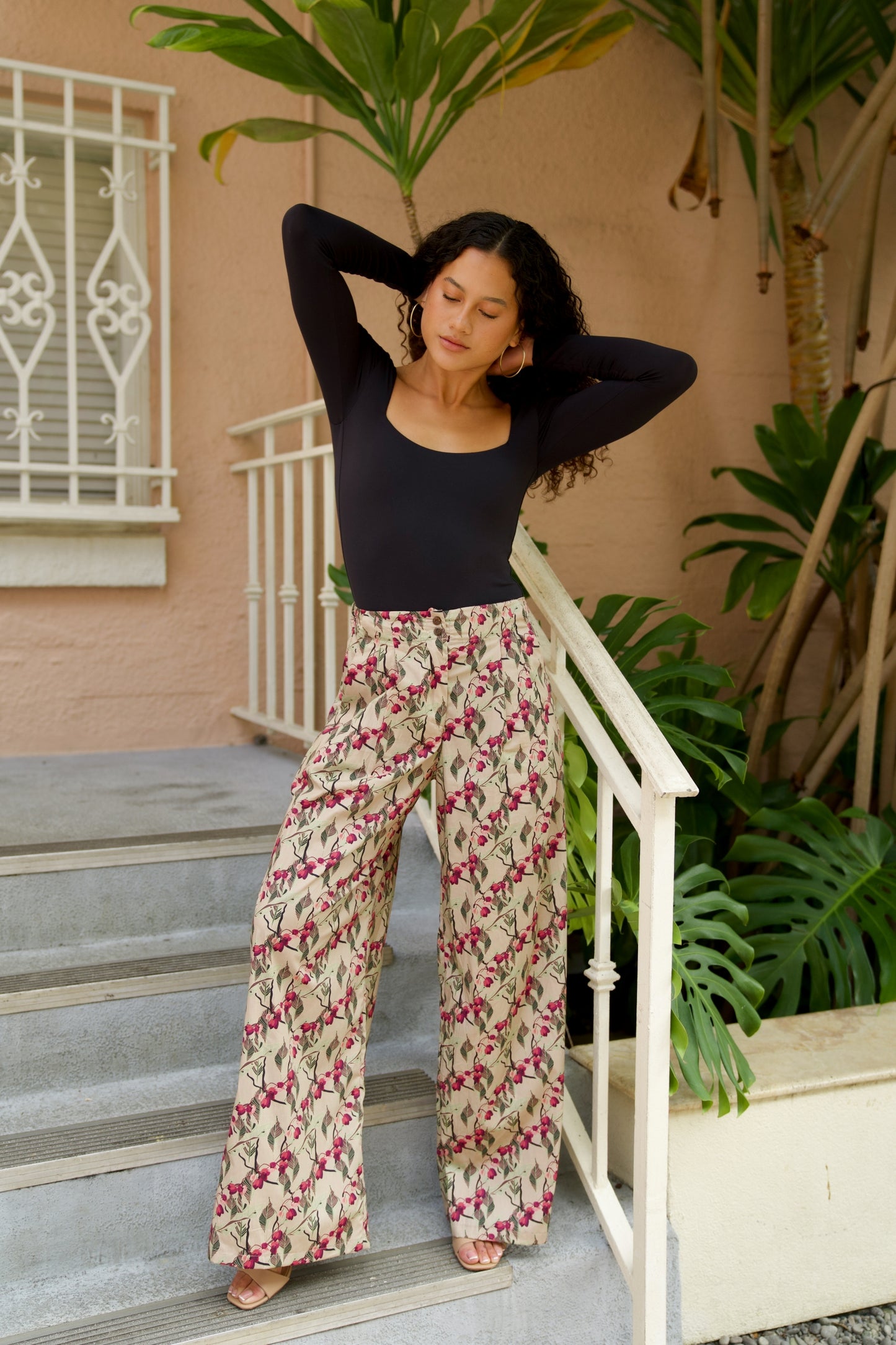 ‘A‘ali‘i Tan Cotton Pants