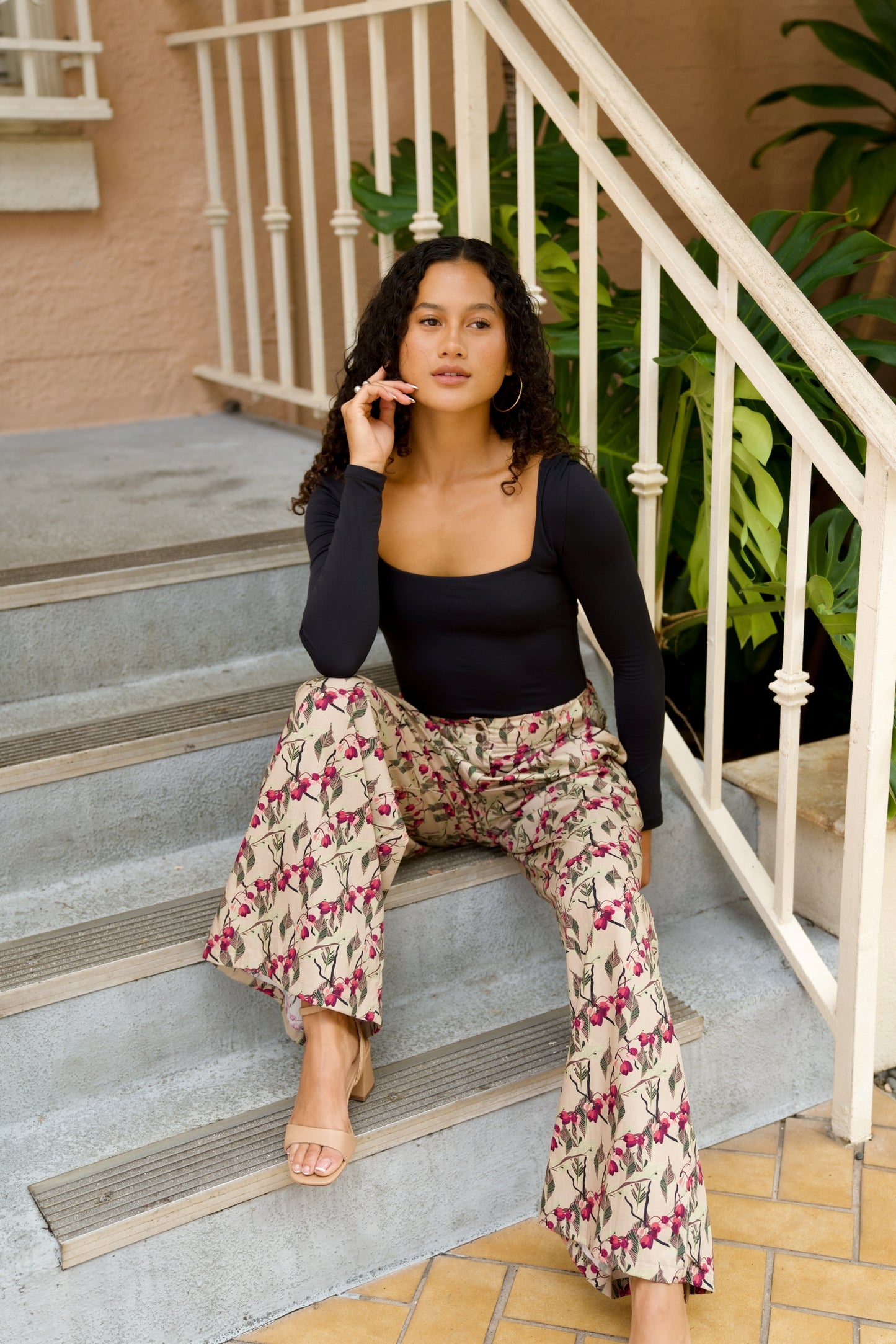 ‘A‘ali‘i Tan Cotton Pants