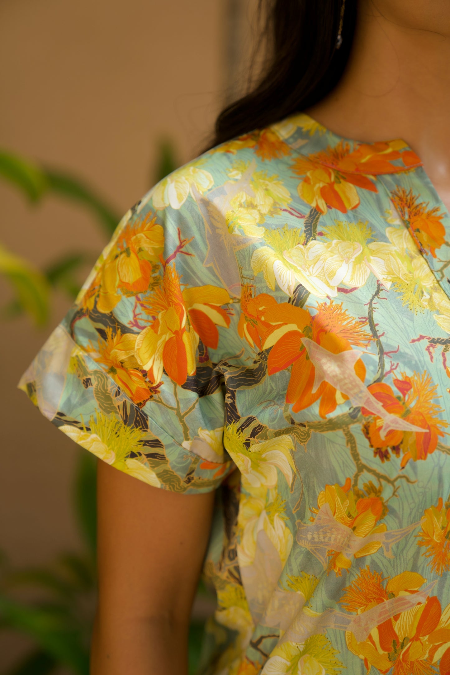 Watch For Sharks Aqua Tunic Dress