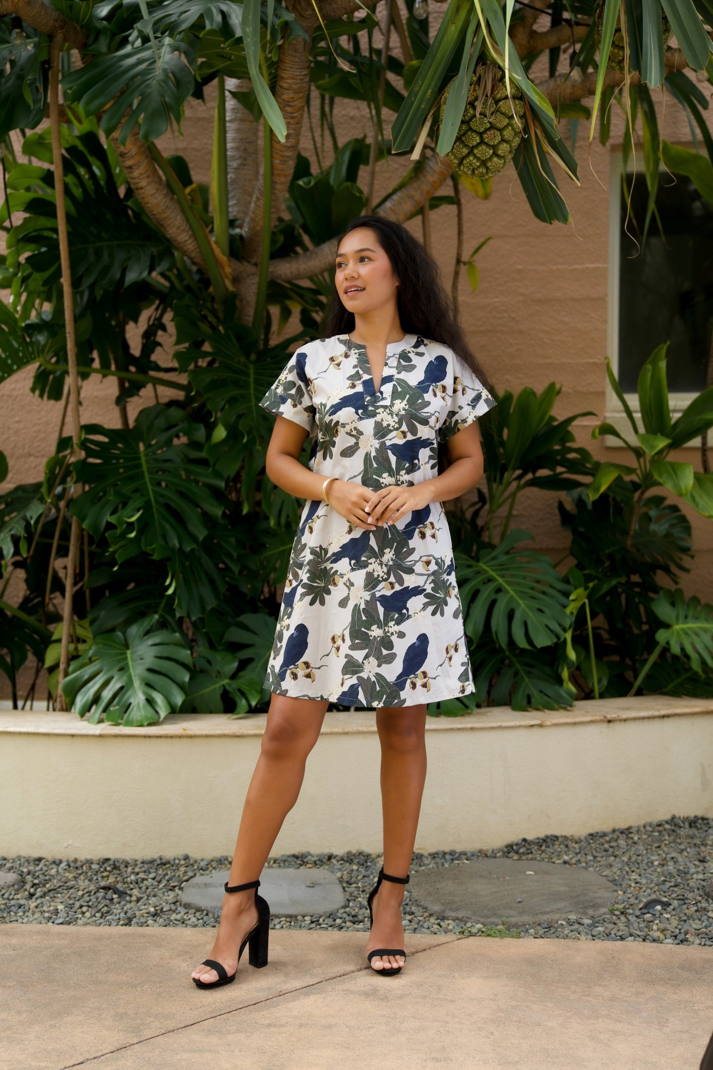 Hō‘awa & The ‘Alalā Pale Tunic Dress