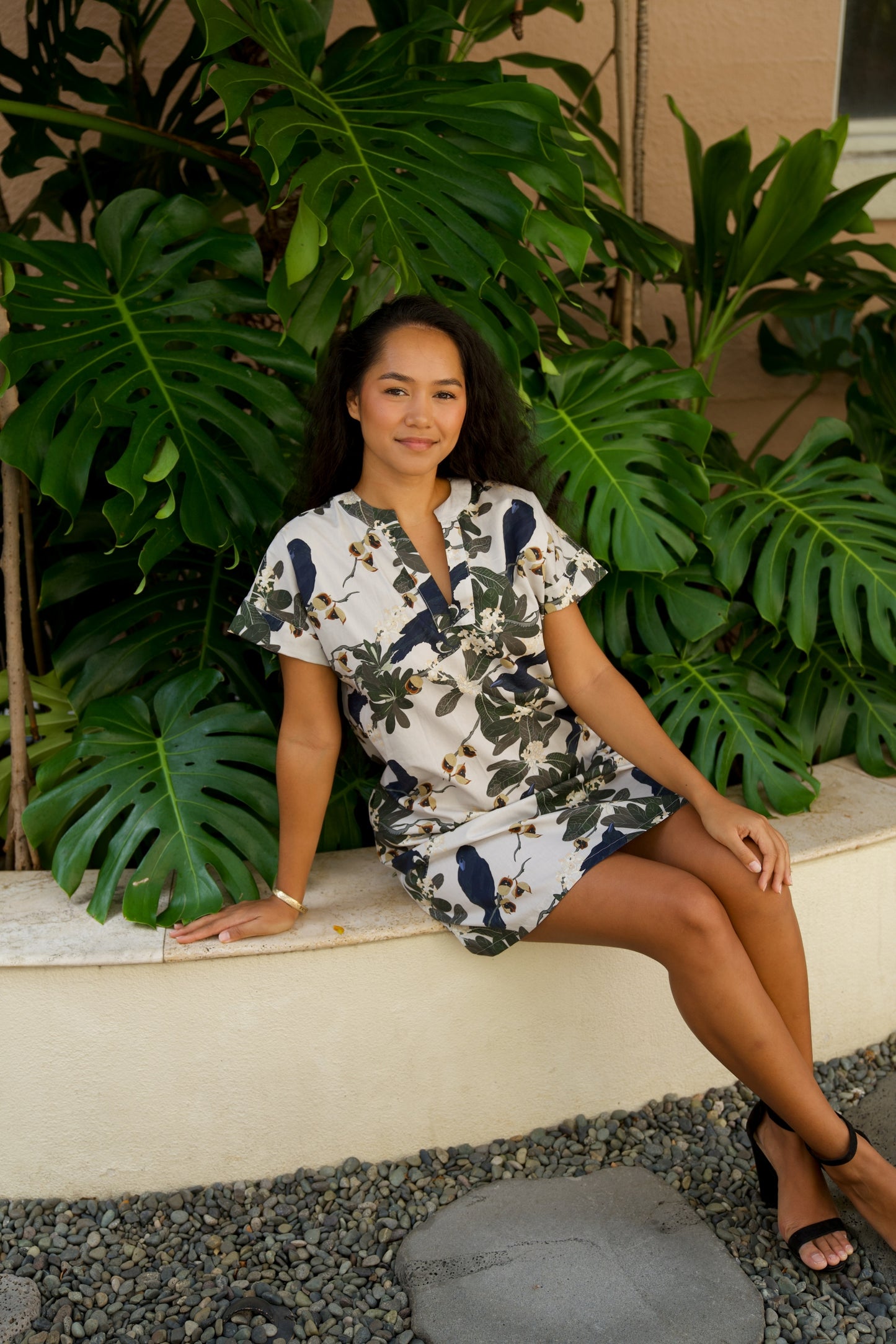 Hō‘awa & The ‘Alalā Pale Tunic Dress
