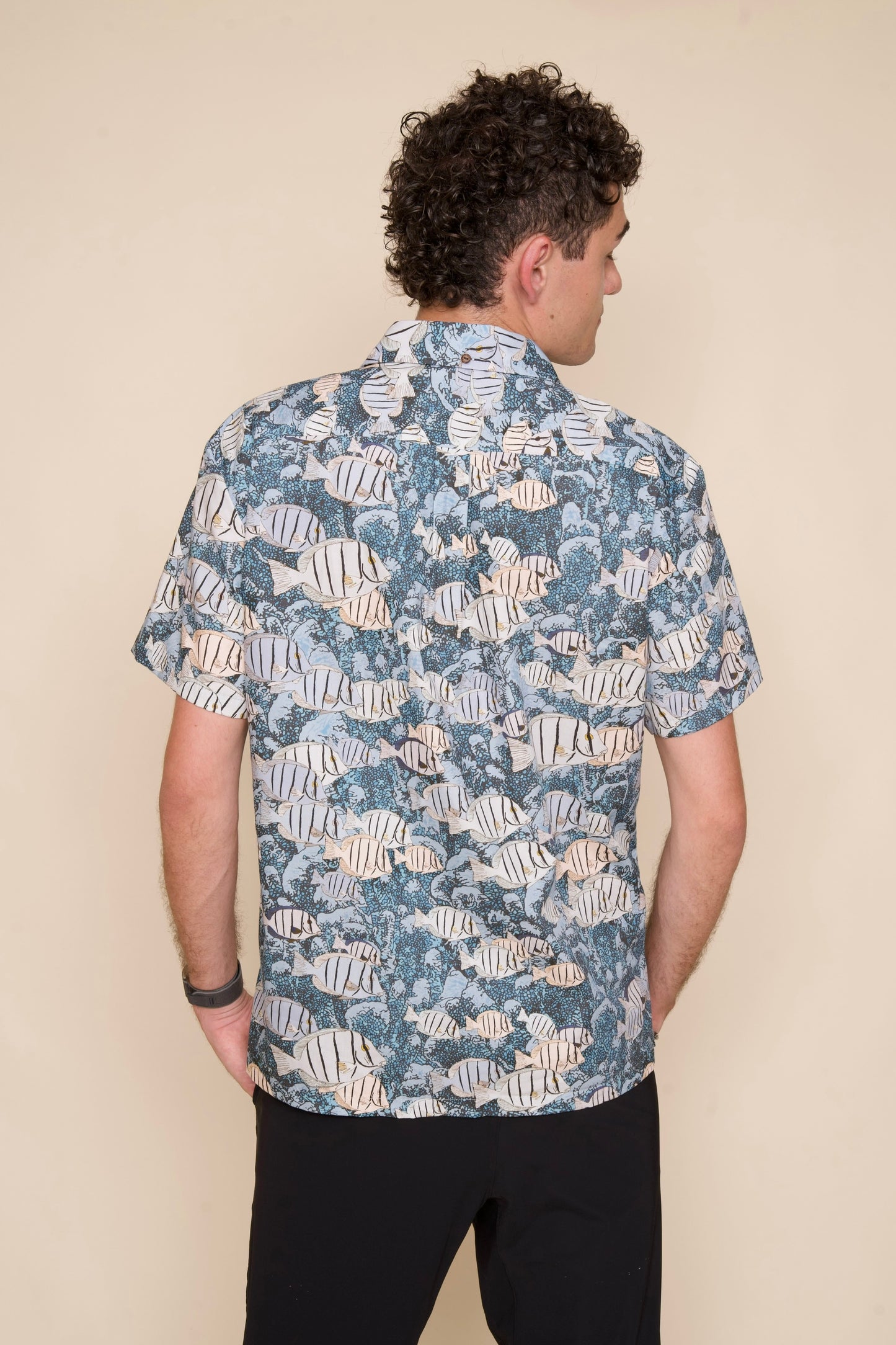 Manini Blue Aloha Shirt