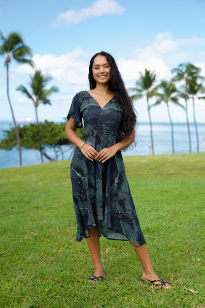Kamapua'a Midi Hourglass Dress