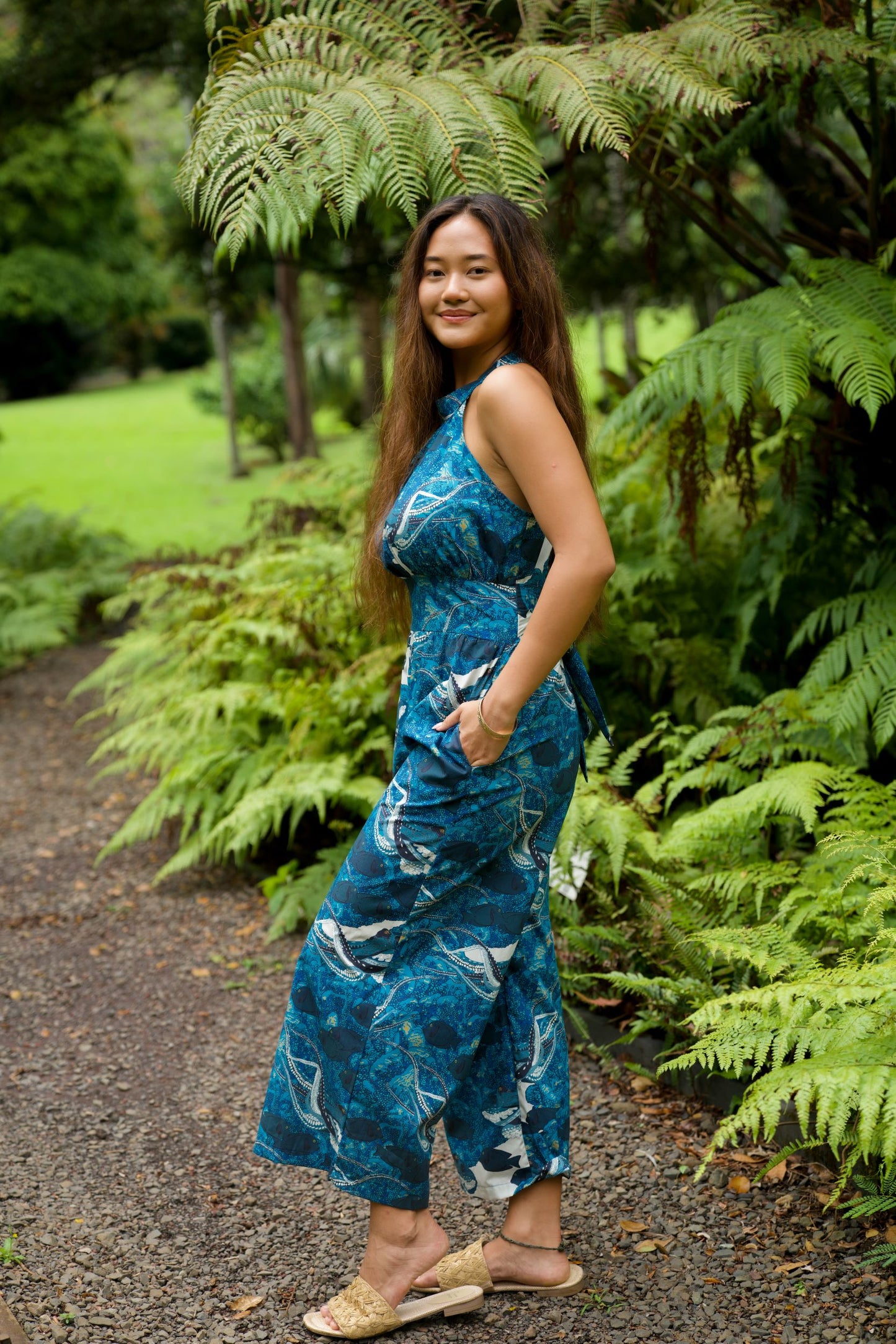 Hidden He‘e Halter Jumpsuit