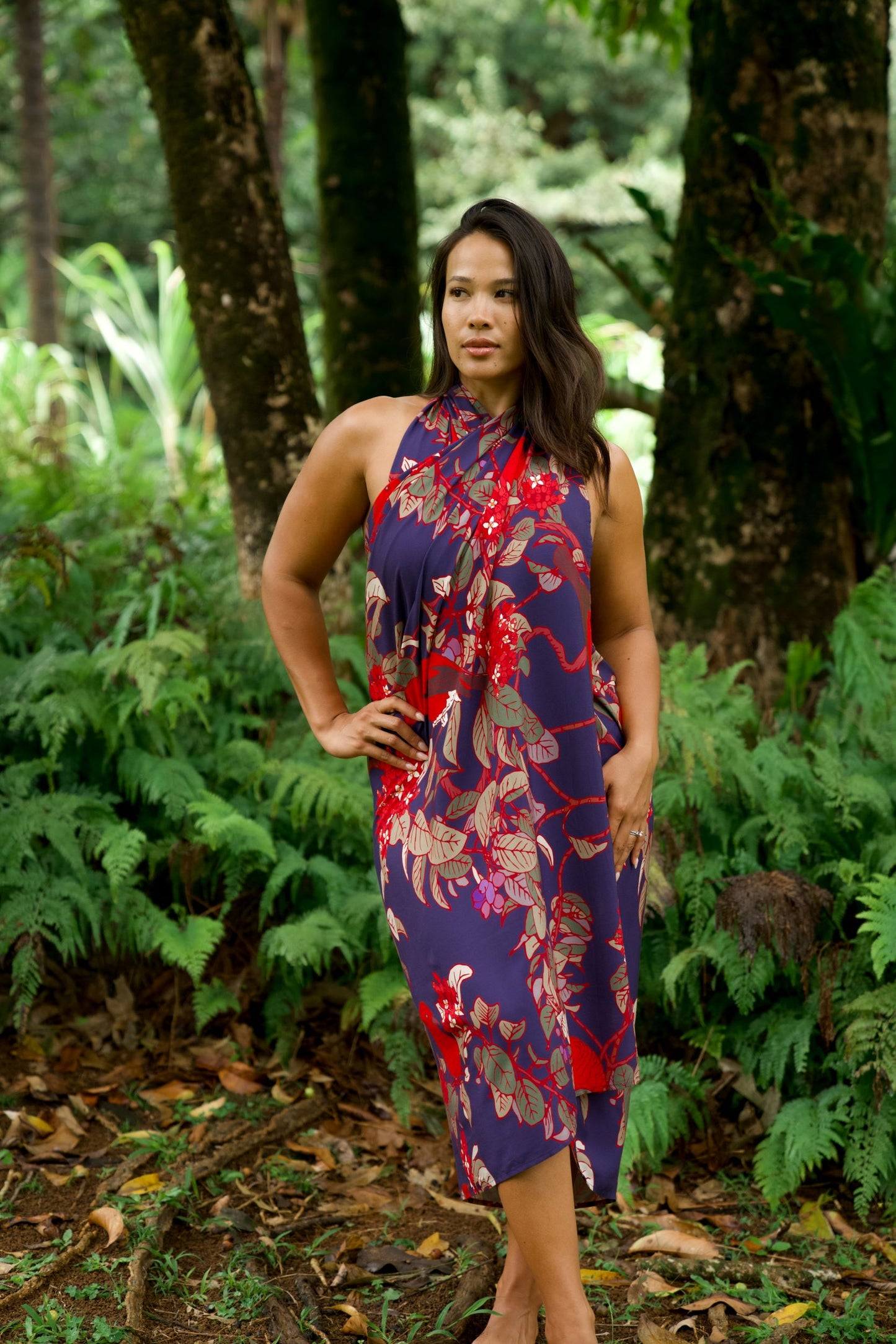 ‘ Apapane & ‘ Iliahi Pareo / Sarong
