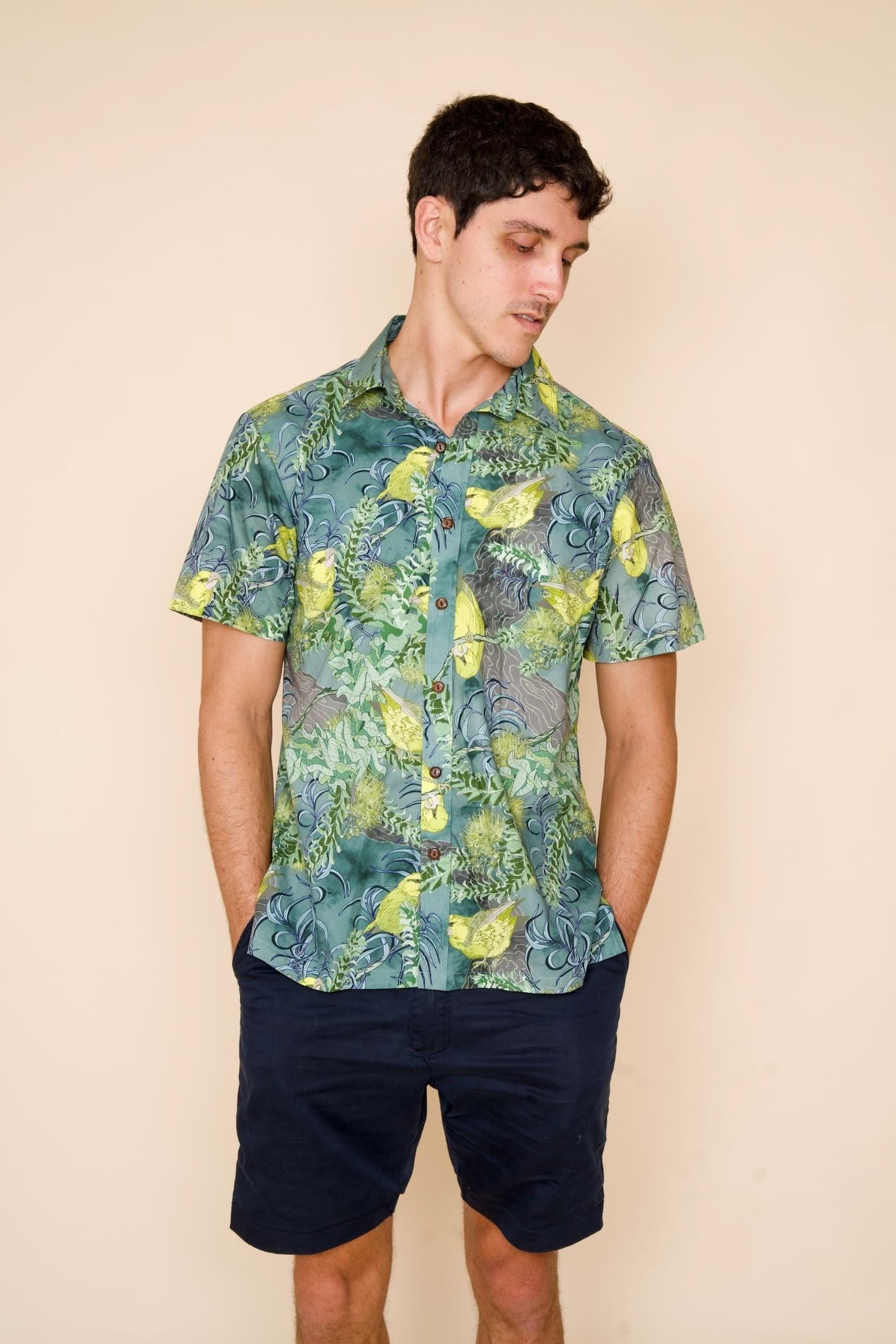 Foraging Kiwikiu Aloha Shirt