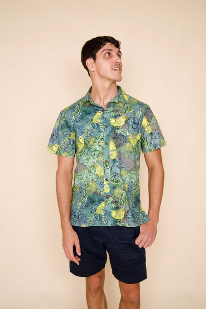 Foraging Kiwikiu Aloha Shirt