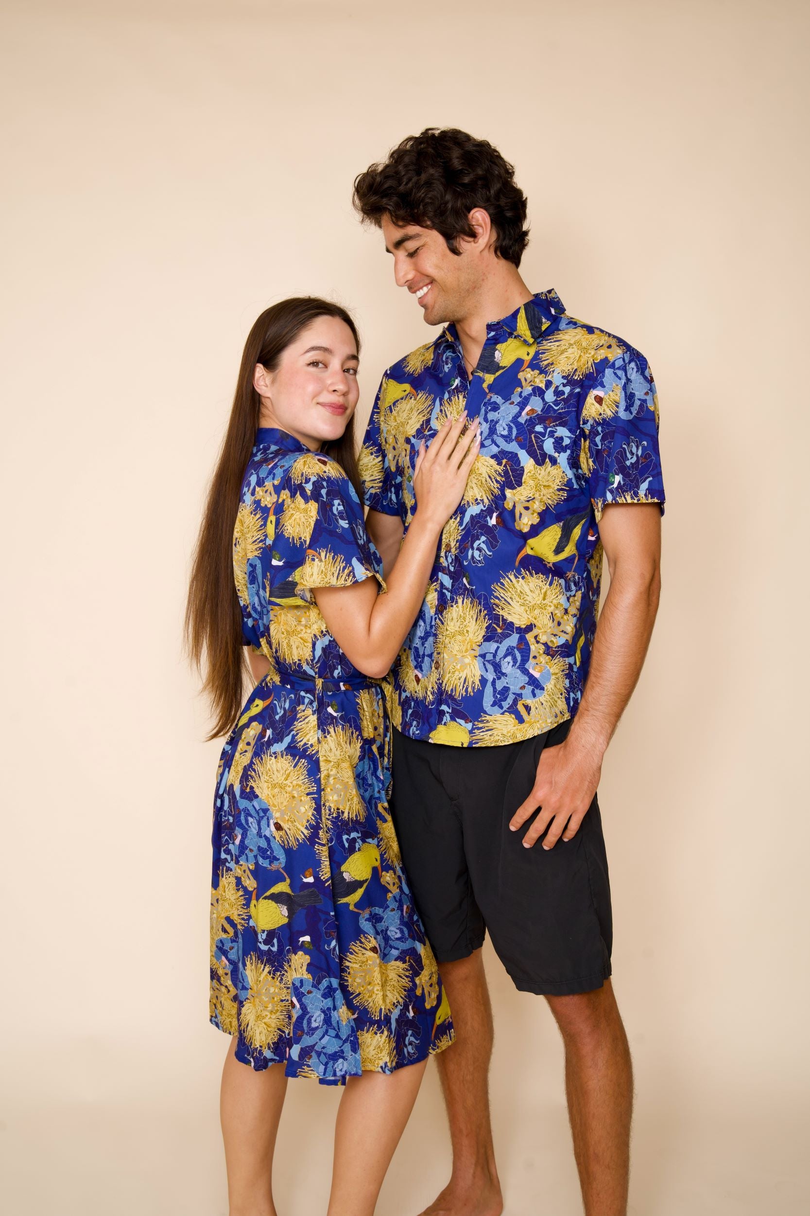 Kaniakapūpū Lehua Mamo Polu Aloha Shirt – David Shepard Hawaii