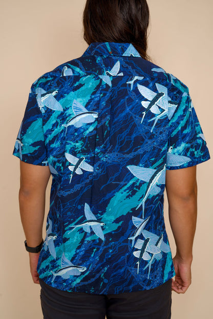 Blue Malolo Aloha Shirt