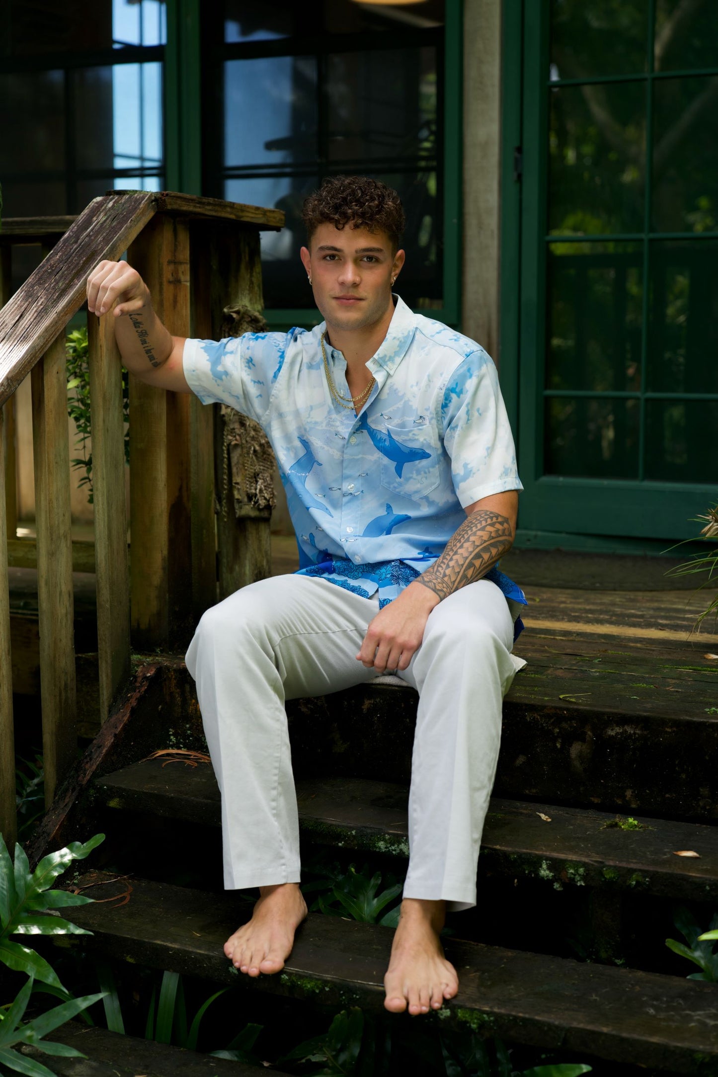 Hawaiian Monk Seal (Iron Free) Aloha Shirt