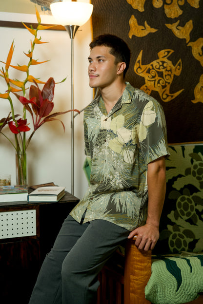 Coconut Vintage Cut Aloha Shirt (Iron Free)