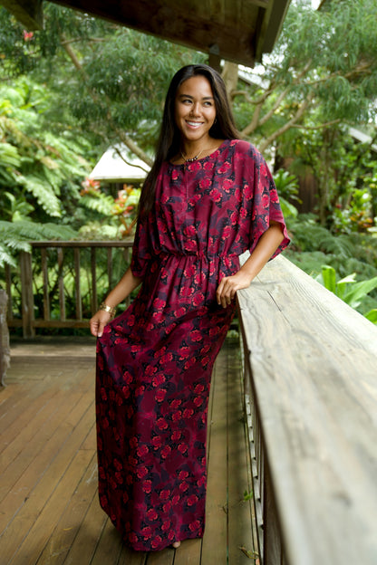 Māmaki & Butterflies Blouson Dress