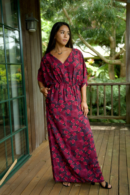 Māmaki & Butterflies Blouson Dress