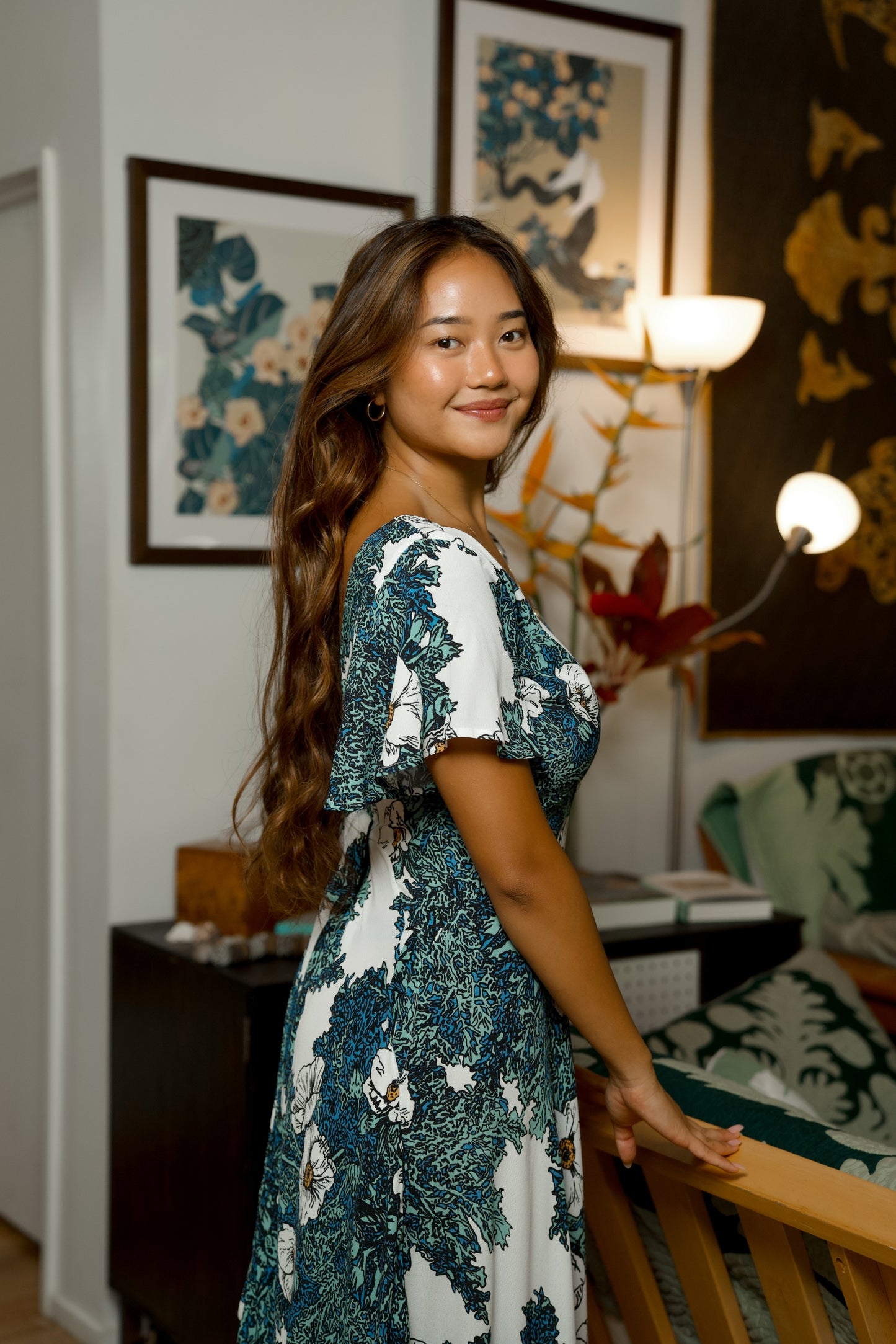Puakala Blue Hourglass Dress