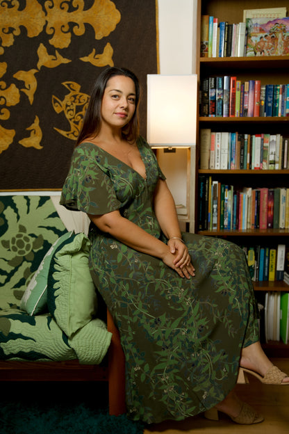 Maile Green Hourglass Dress
