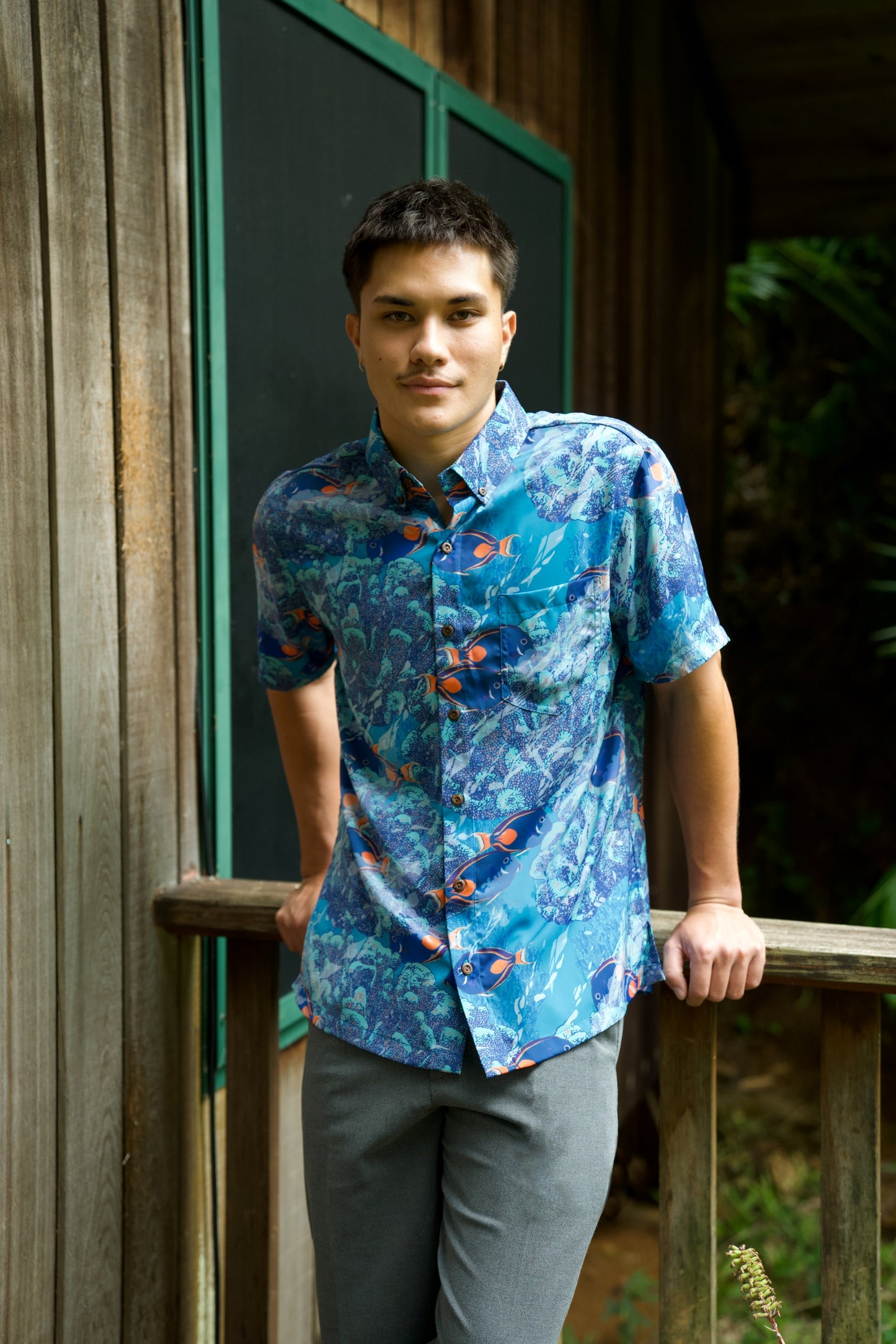 Pāku‘iku‘i Aloha Shirt (Iron Free)