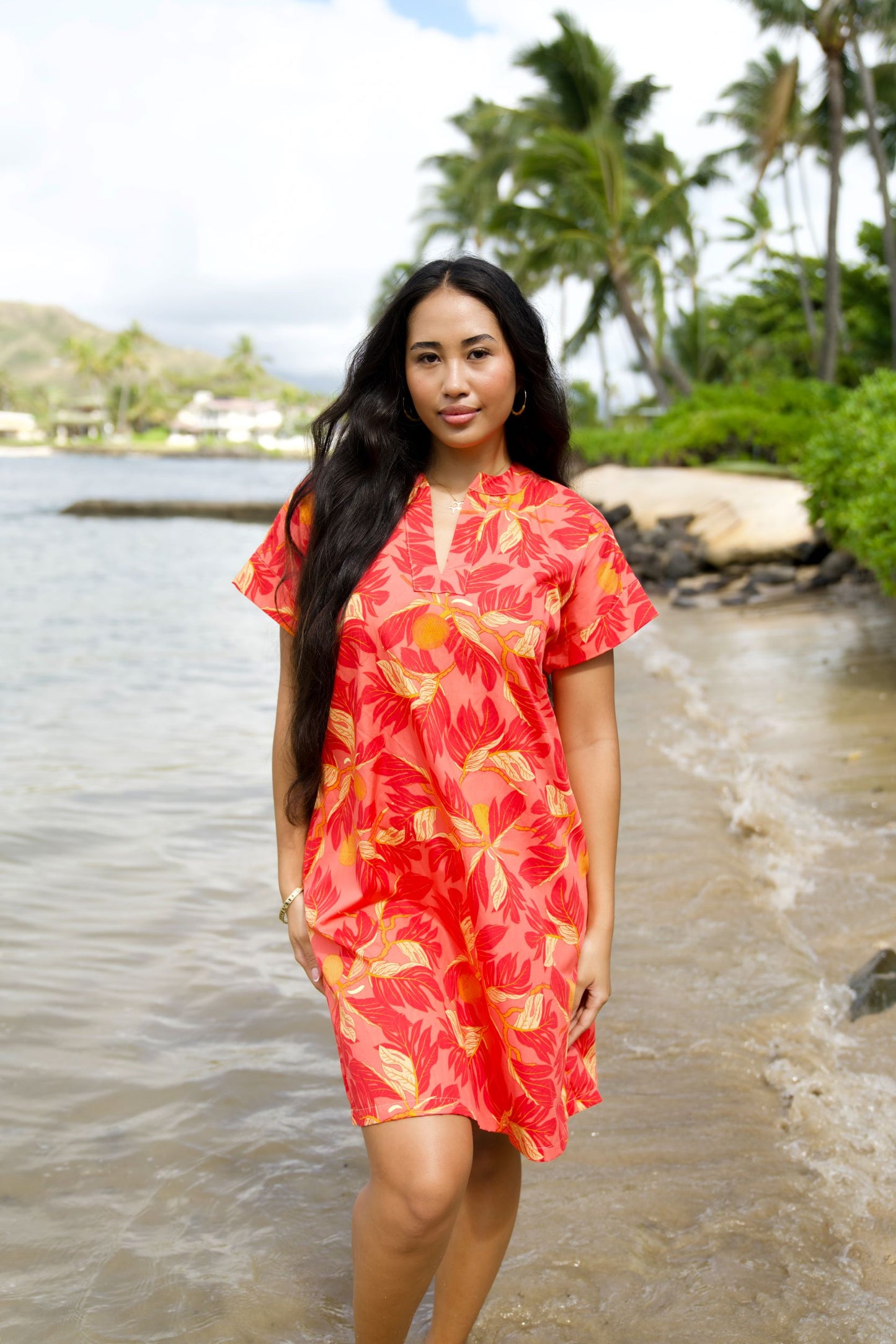 ʻUlu Sunset Tunic Dress