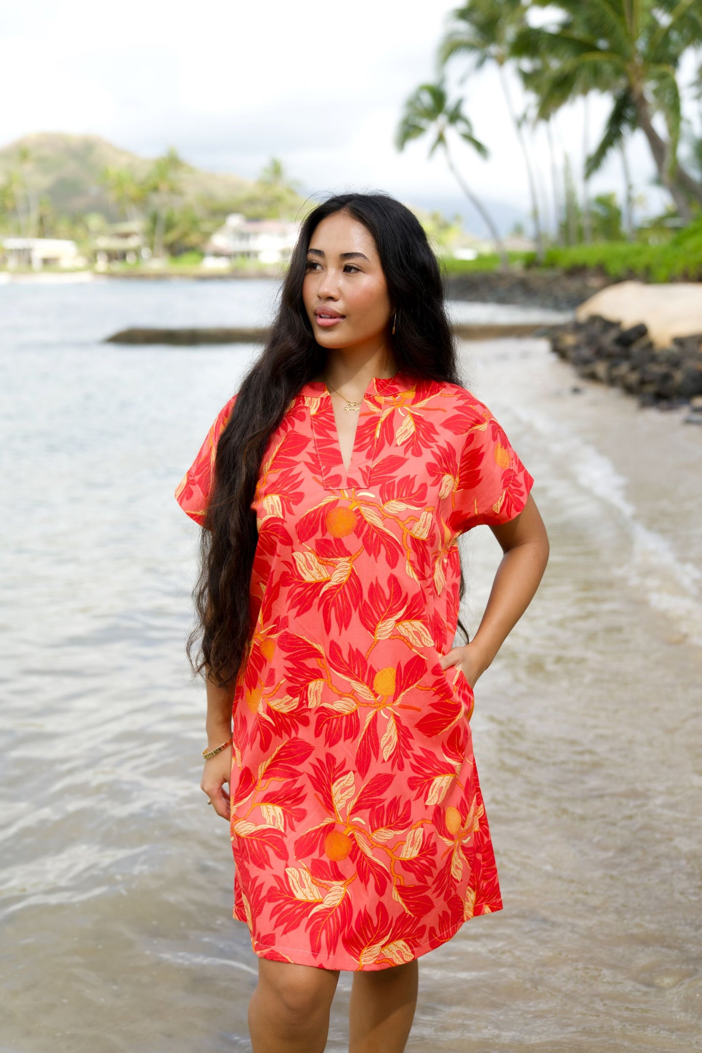 ʻUlu Sunset Tunic Dress