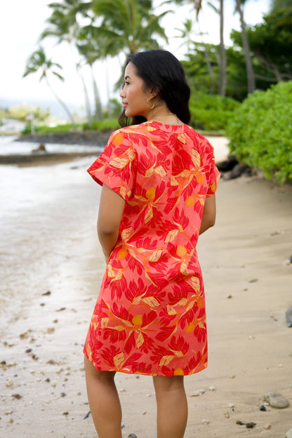 ʻUlu Sunset Tunic Dress