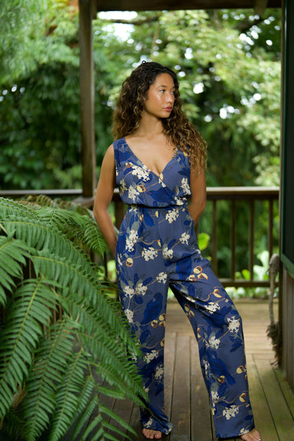 Hō‘awa & The ‘Alalā Rayon Sleeveless Jumpsuit
