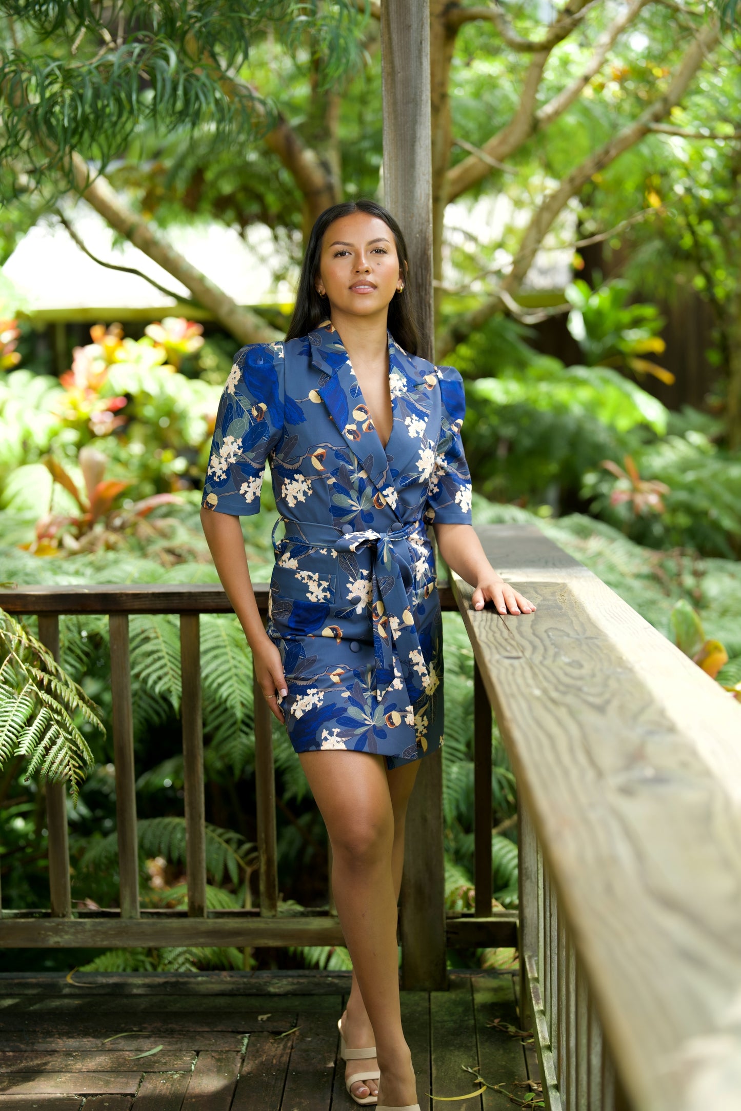Hō‘awa & The ‘Alalā Blue Blazer Dress