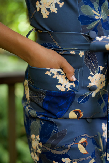 Hō‘awa & The ‘Alalā Blue Blazer Dress