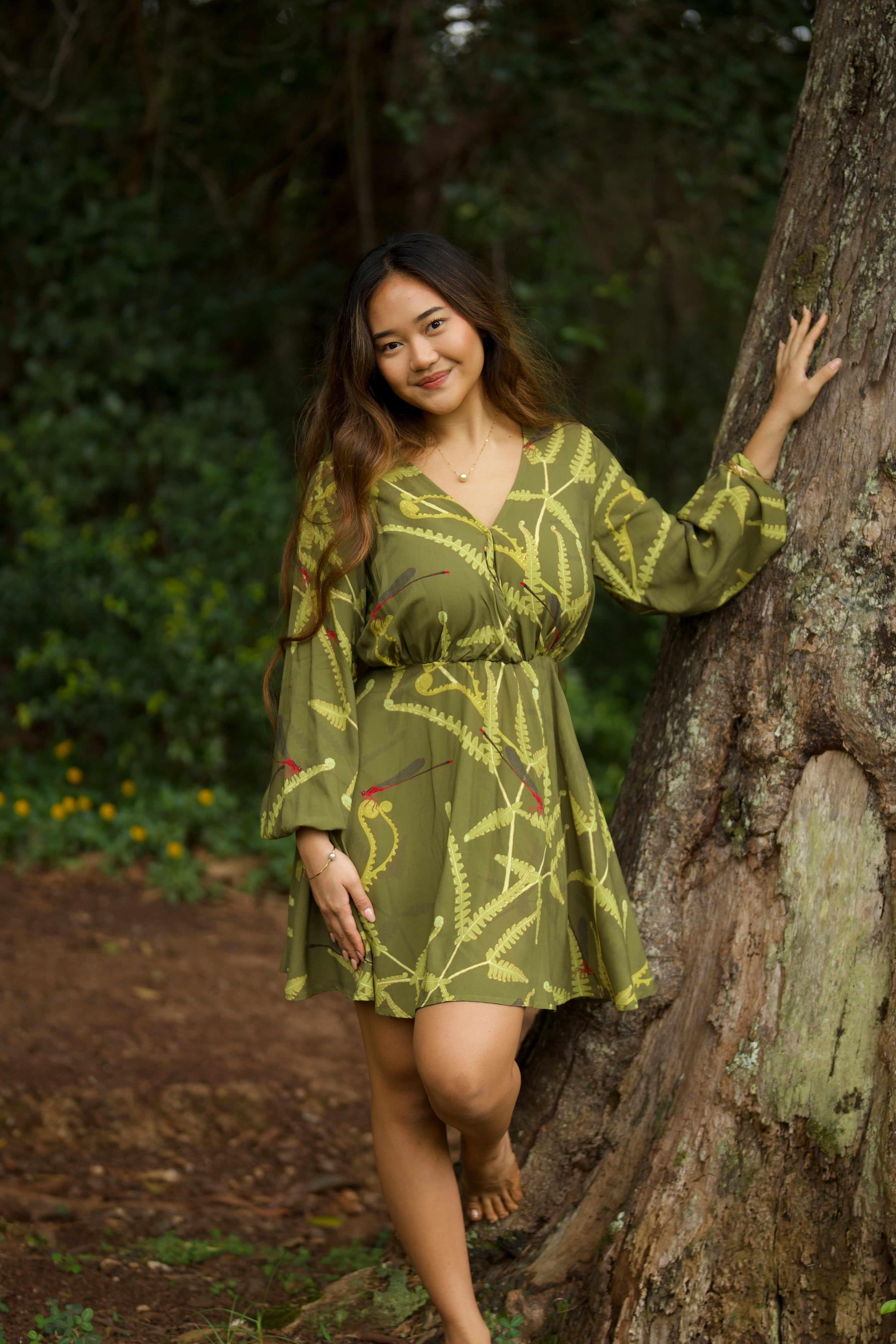 Uluhe Hawaiian Print Dresses – David Shepard – David Shepard Hawaiʻi