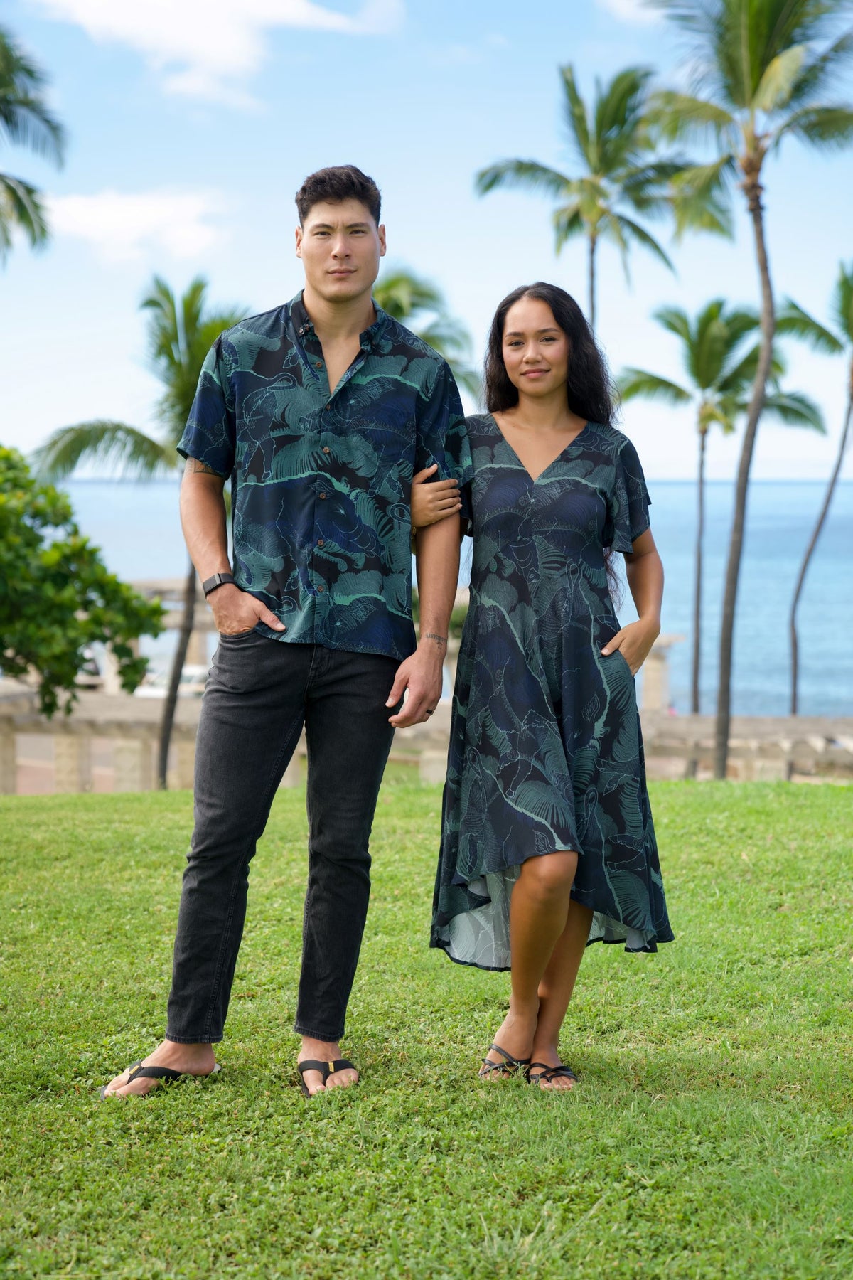 Kamapua'a Midi Hourglass Dress